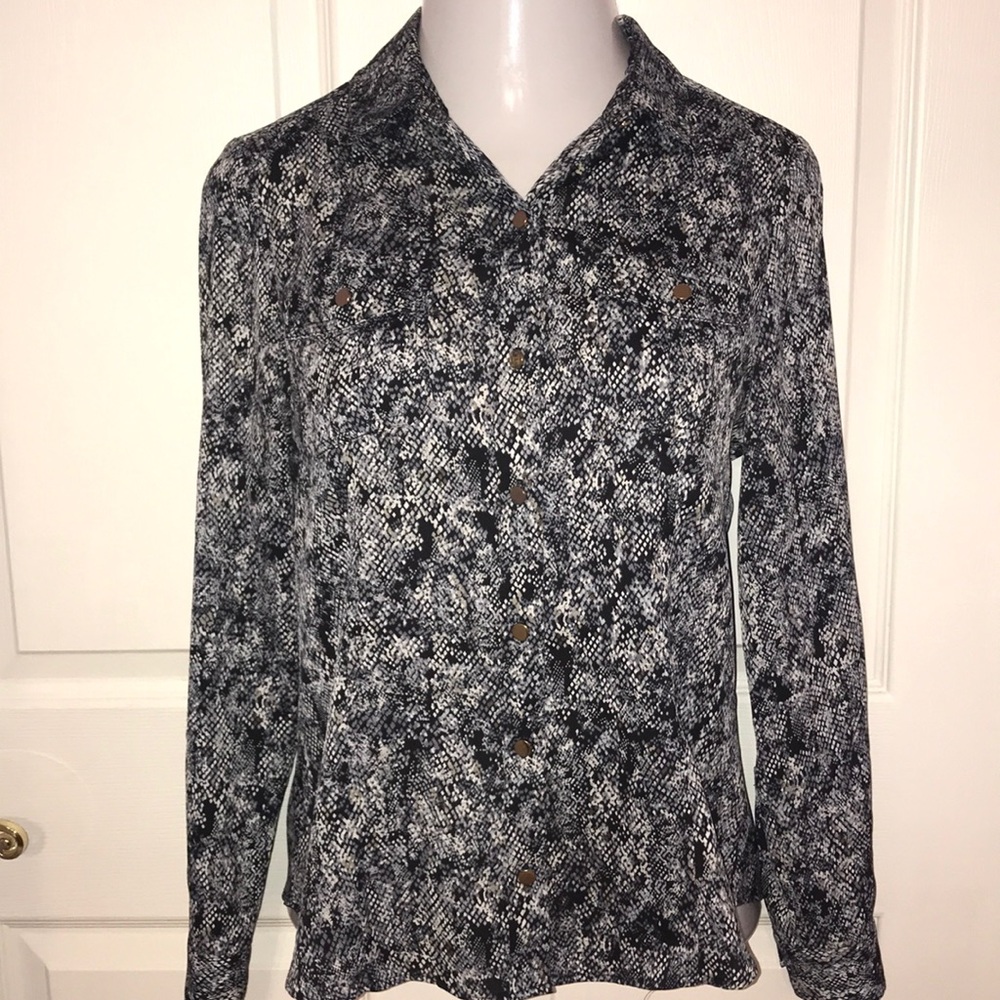 Snake skin Print Blouse